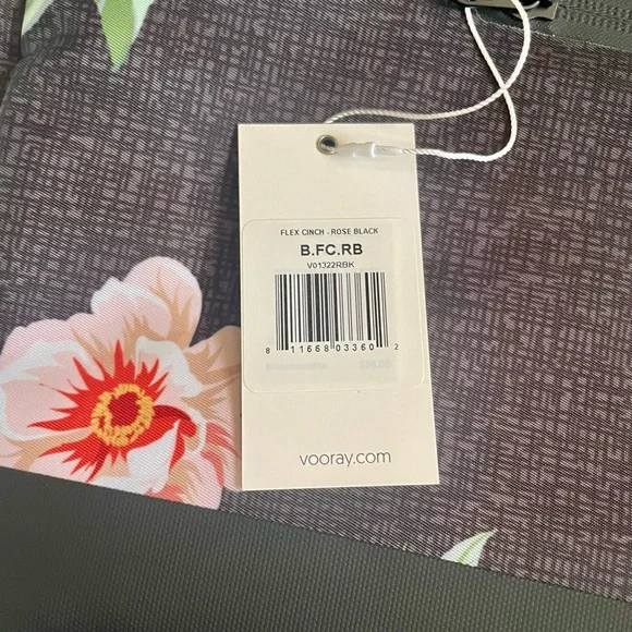 Vooray Flex Cinch Backpack in Flourish pattern. - Picture 3 of 6